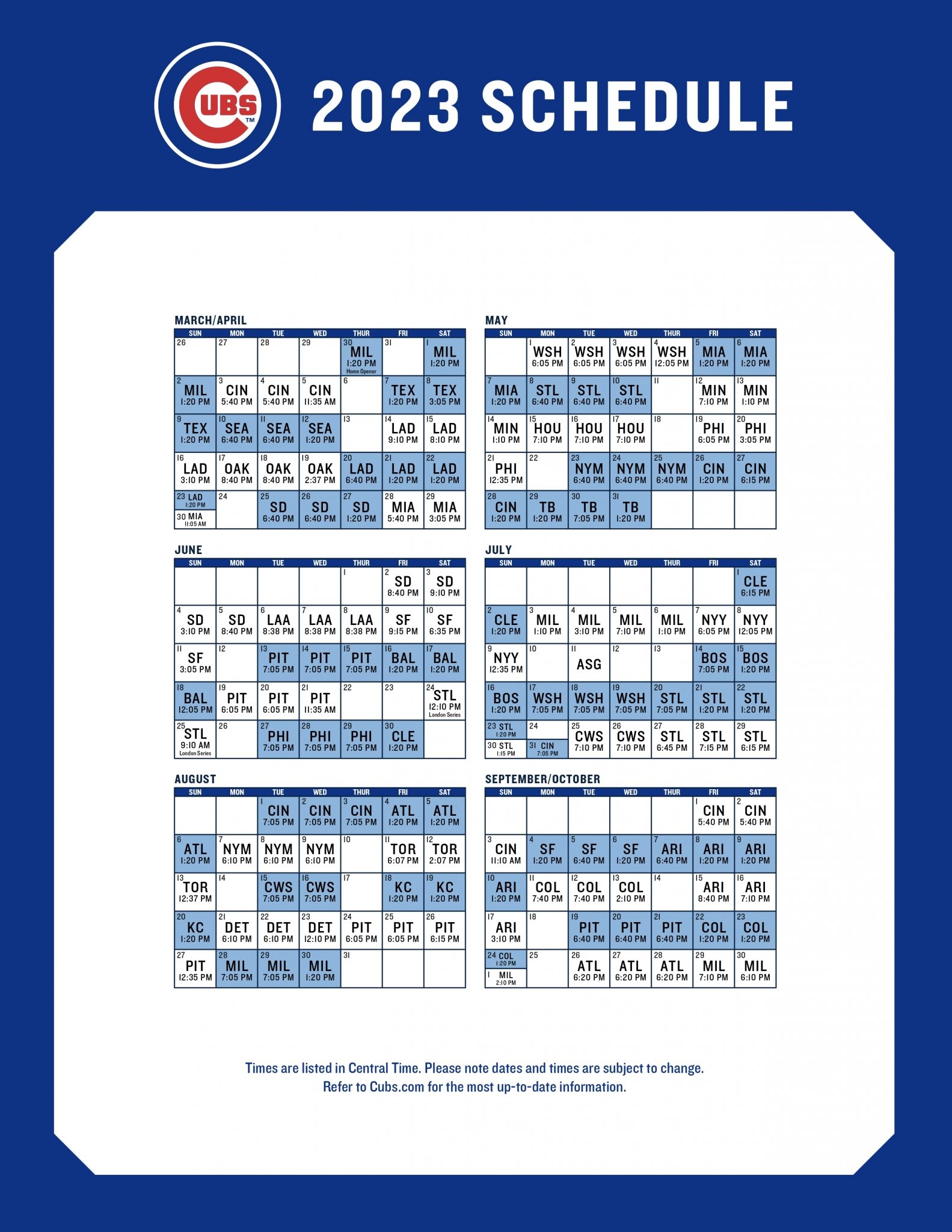 Chicago Cubs Schedule 2025 May Maya N Frankland