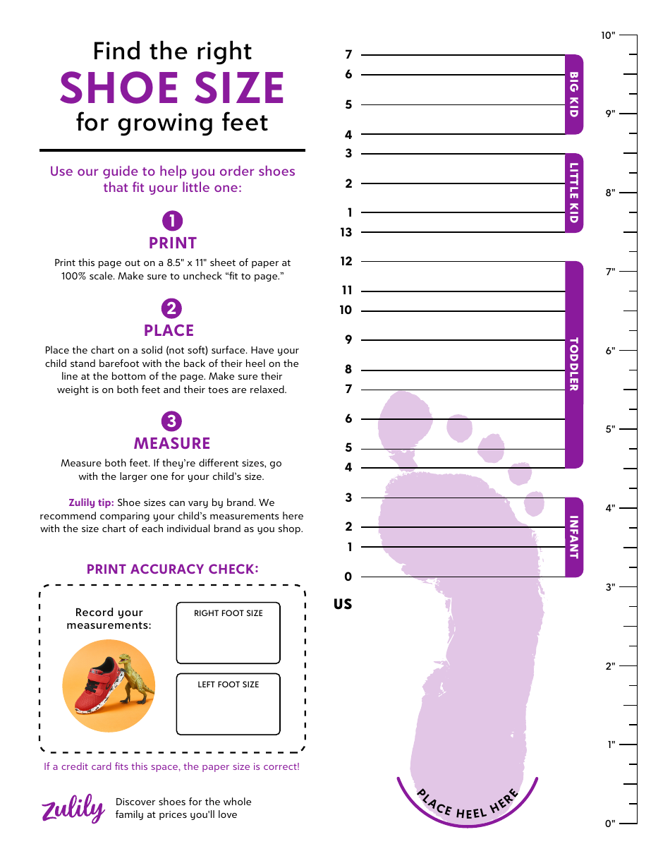 Child Shoe Size Chart Download Printable PDF Templateroller Child Shoe Size Chart Download Printable PDF Templateroller