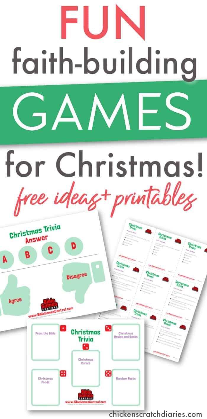 Christian Christmas Games 5 Free Low prep Printable Activities 