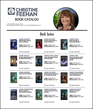 Christine Feehan Book Catalog