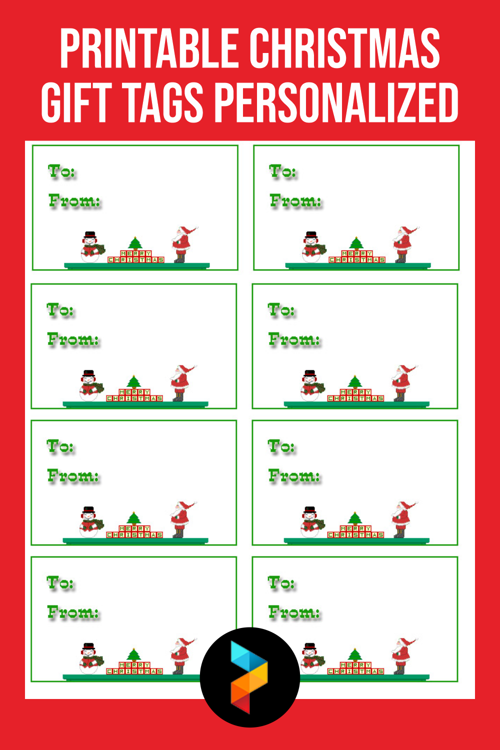 Free Printable Personalized Christmas Gift Tags