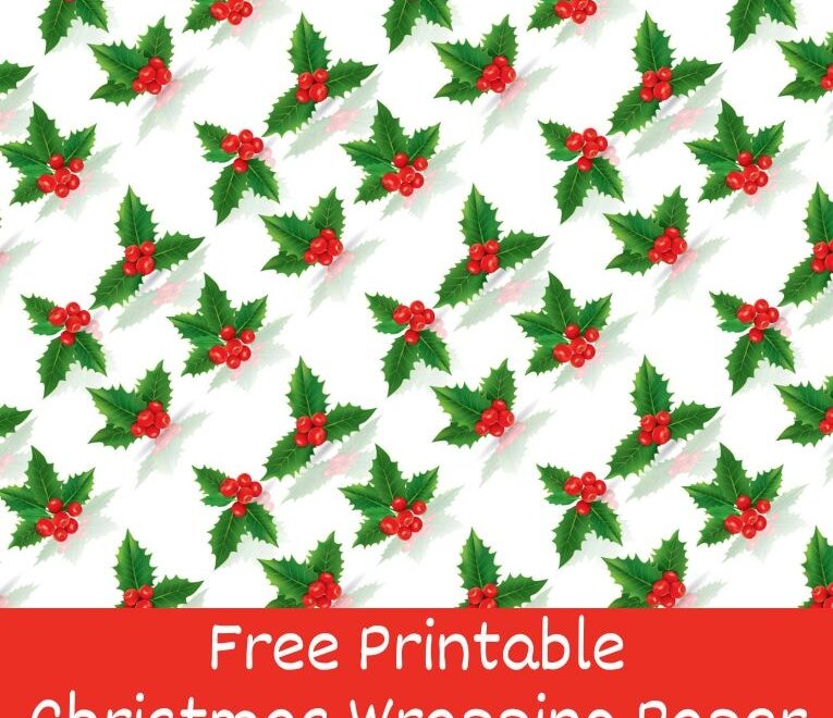 Christmas Printable Wrapping Paper 20 FREE Designs Parties Made