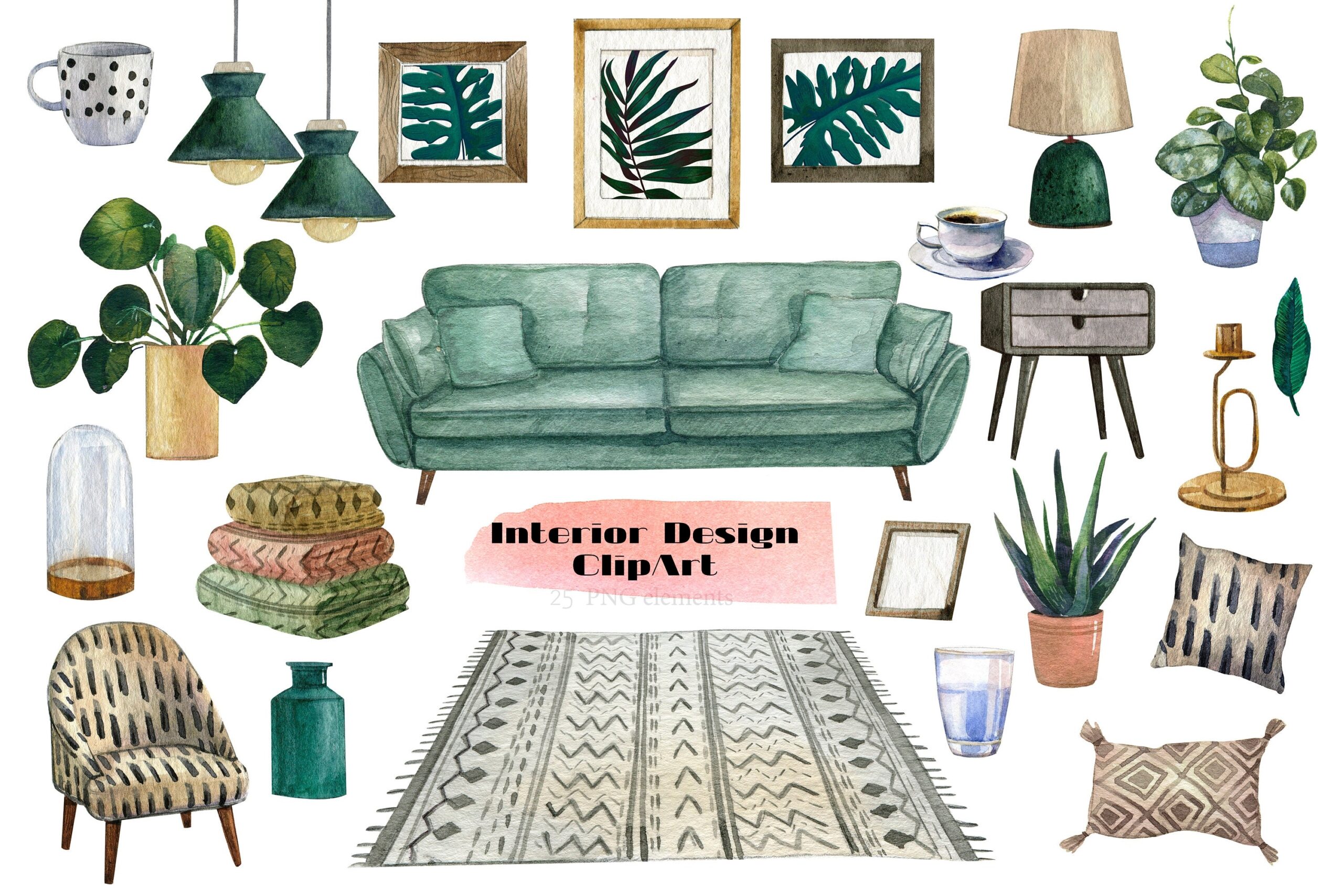 Clipart Drawing Room