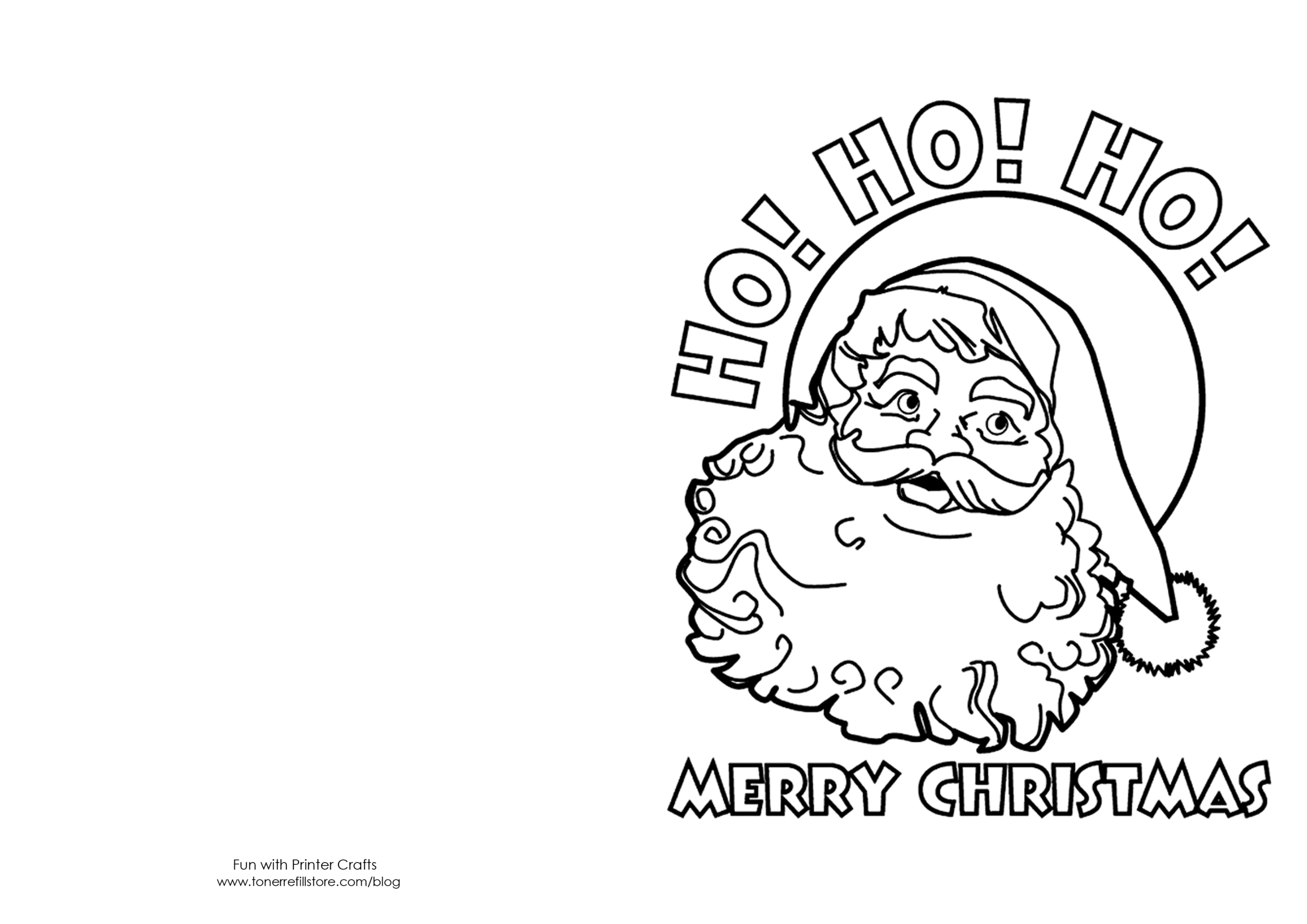 Coloring Pages For Christmas Cards Coloring Pages