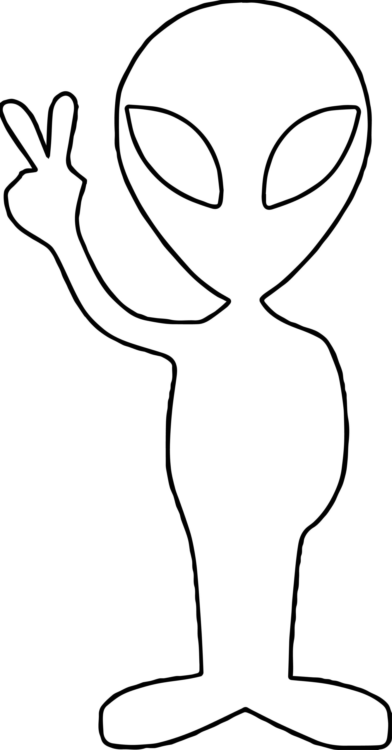 Coloring Pages Free Alien Coloring Pages