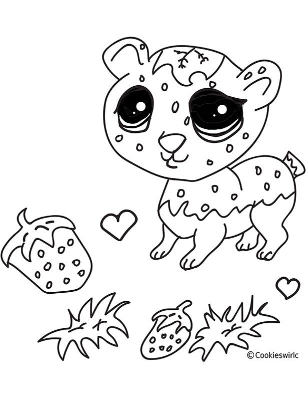 Cookie Swirl C Coloring Page Coloring Pictures