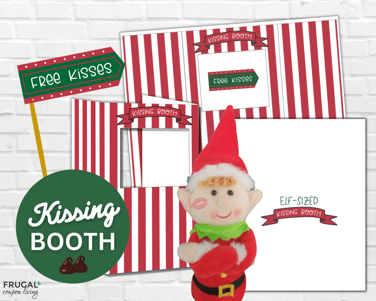 Create Magical Moments With A Printable Kissing Booth For Elf Free 