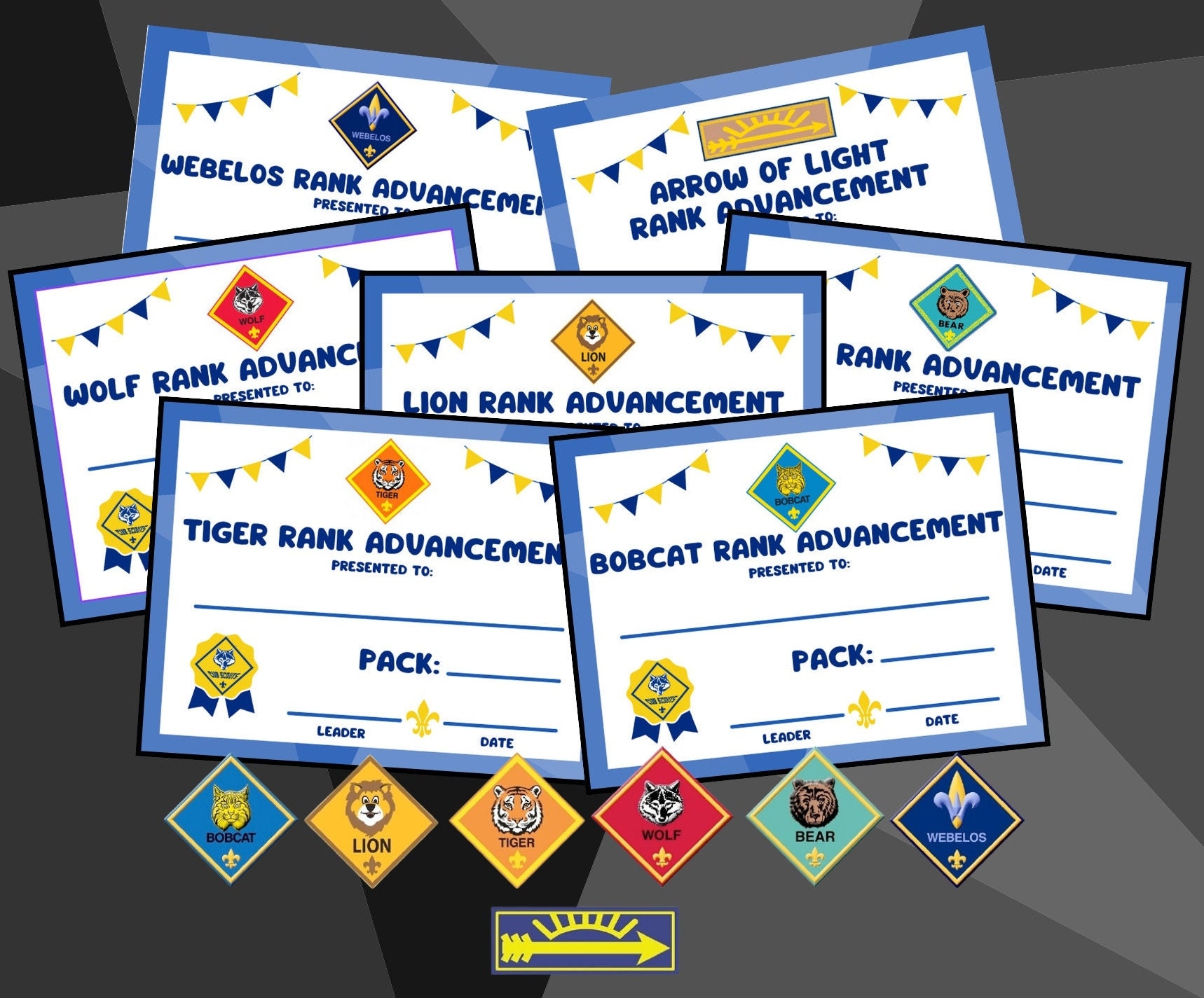 Cub Scout Certificate Templates