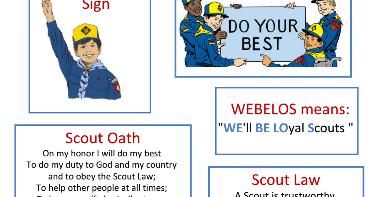 Cub Scout Oath Sign Language Printable Free Printable Templates