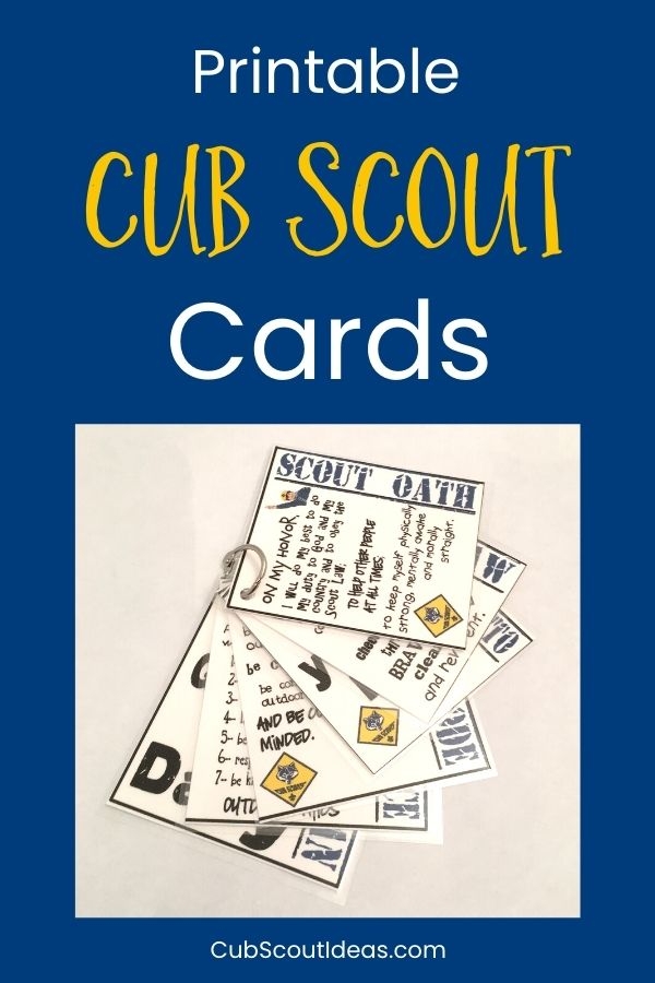 Cub Scout 6 Essentials Printable