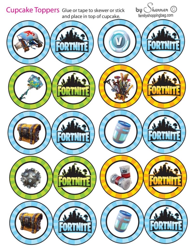 Cupcake Wrappers Fortnite