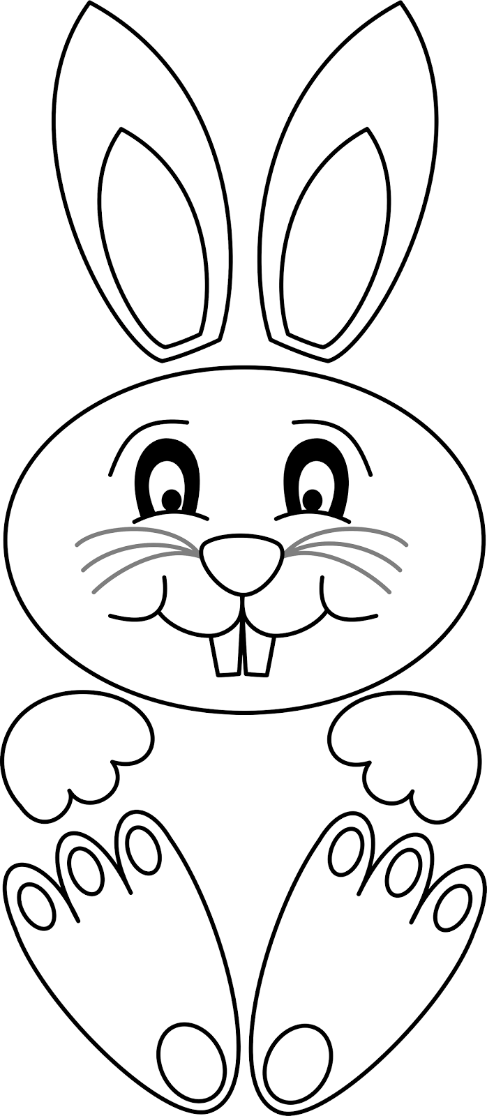 Cut And Paste Easter Bunny Printable