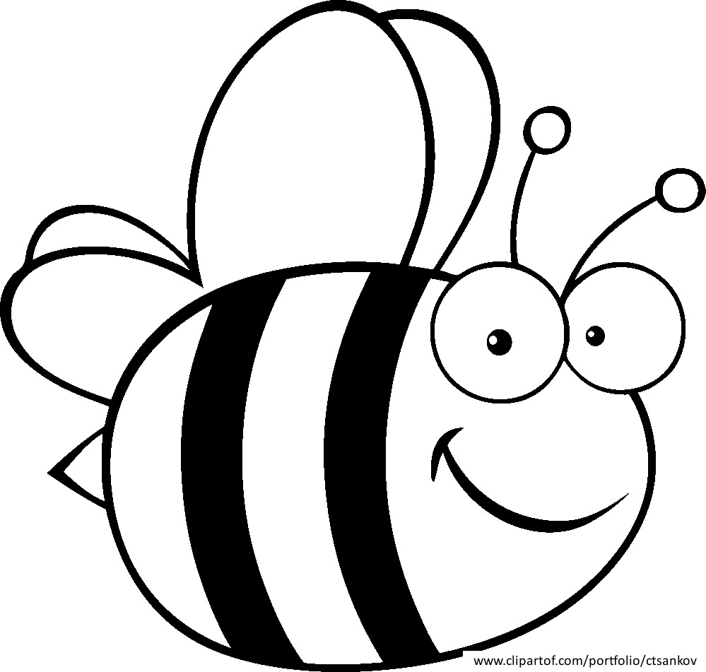 Cute Bumble Bee Coloring Pages Download And Print For Free