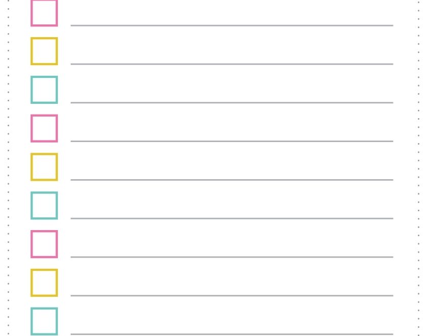 Cute To Do List Template 10 Free PDF Printables Printablee
