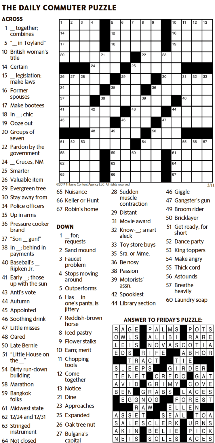 Printable Crossword Puzzles By Jacqueline Mathews