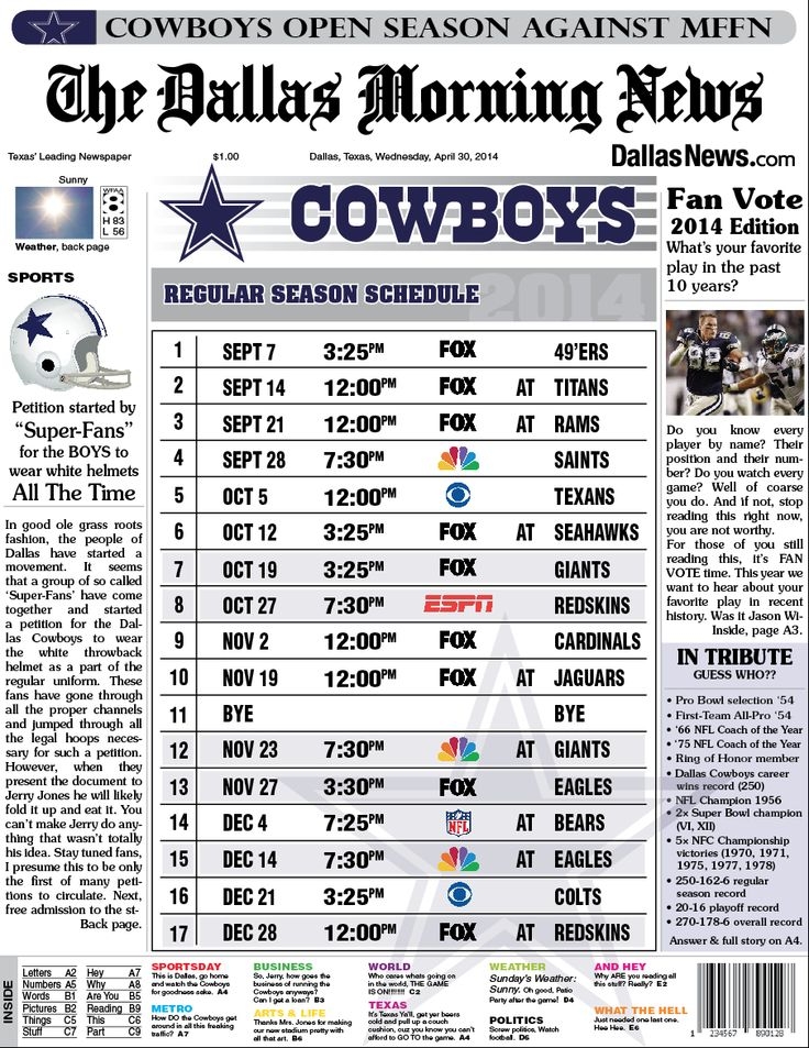Dallas Cowboys 2025 Schedule Printable Dallas Cowboys 2025 Schedule Printable