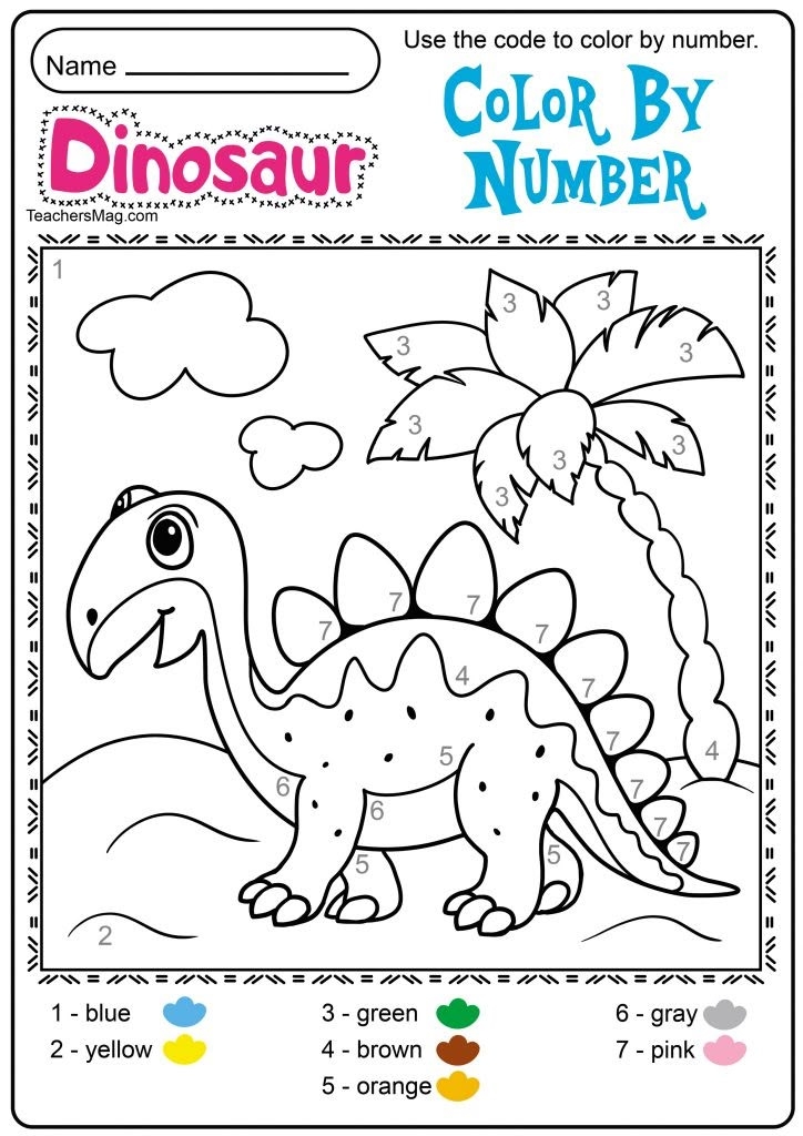 Free Printable Dinosaur Worksheets For Preschoolers Free Printable Dinosaur Worksheets For Preschoolers