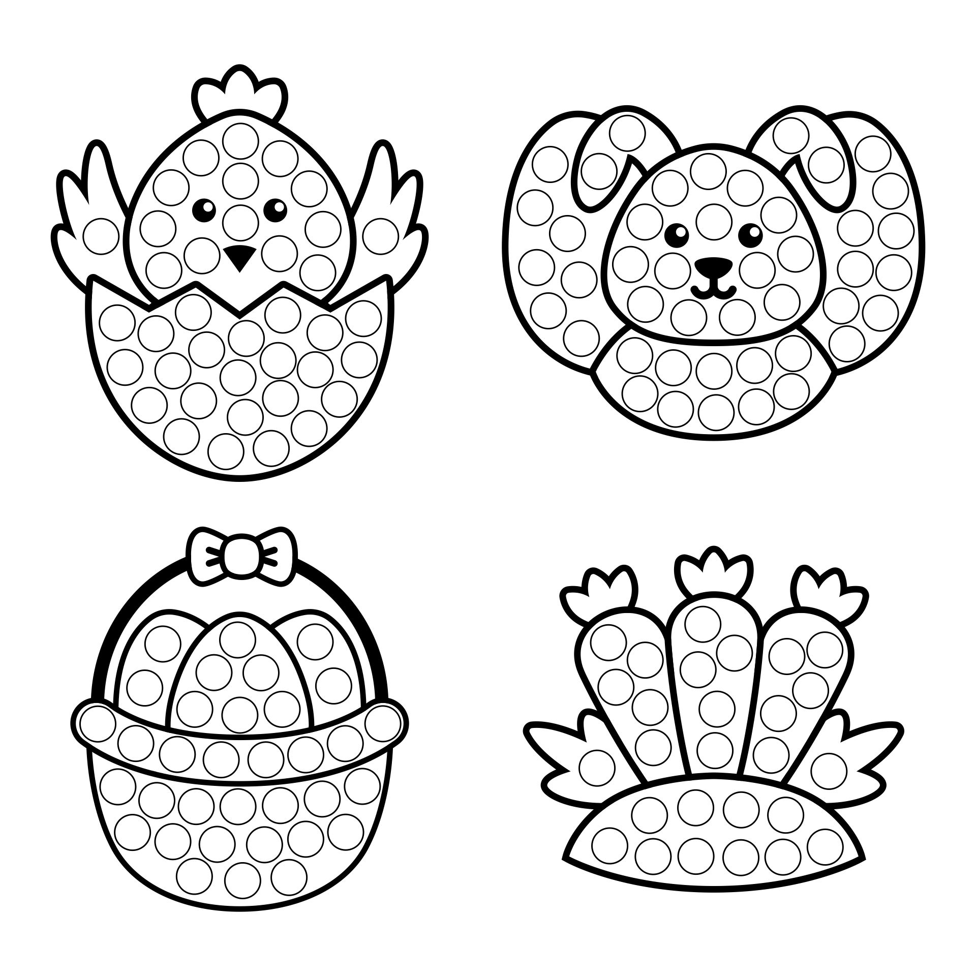 Free Easter Do A Dot Printables