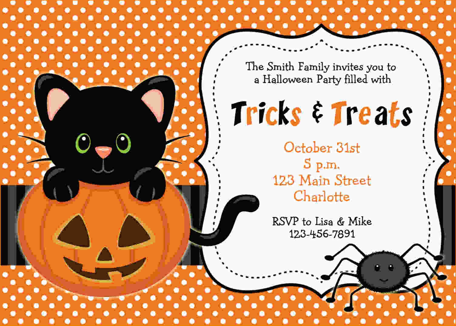 Downloadable Free Printable Halloween Party Invitations Downloadable Free Printable Halloween Party Invitations