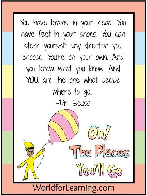 Dr Seuss Oh The Places You 39 ll Go Printable