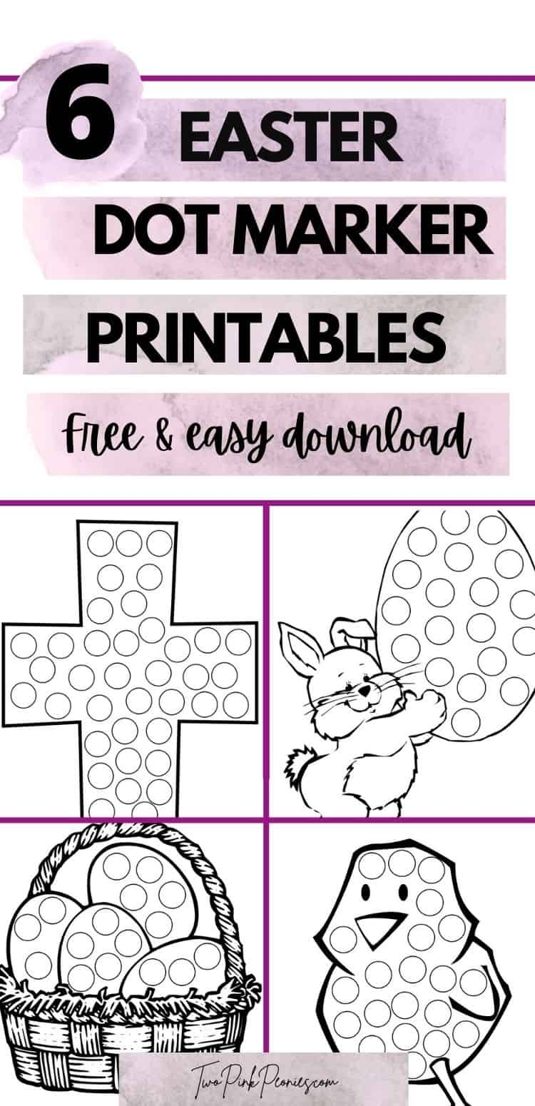 Easter Dot Marker Printables totally FREE Instant Download 