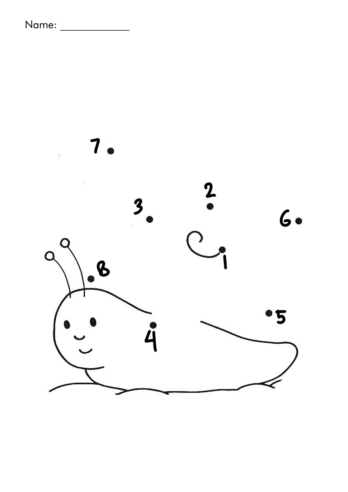 Easy Dot To Dot Printables