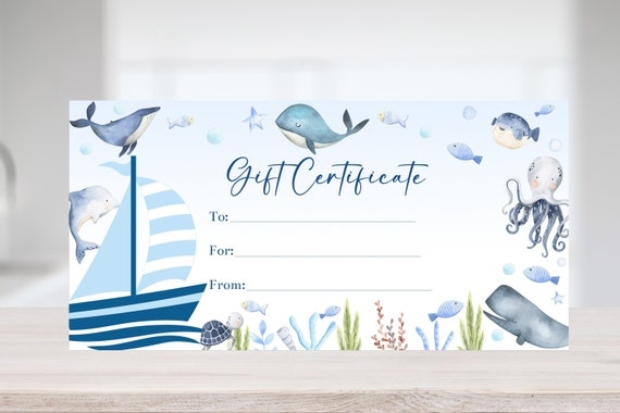 Editable Sailboat Cruise Gift Certificate Template Printable Dinner 