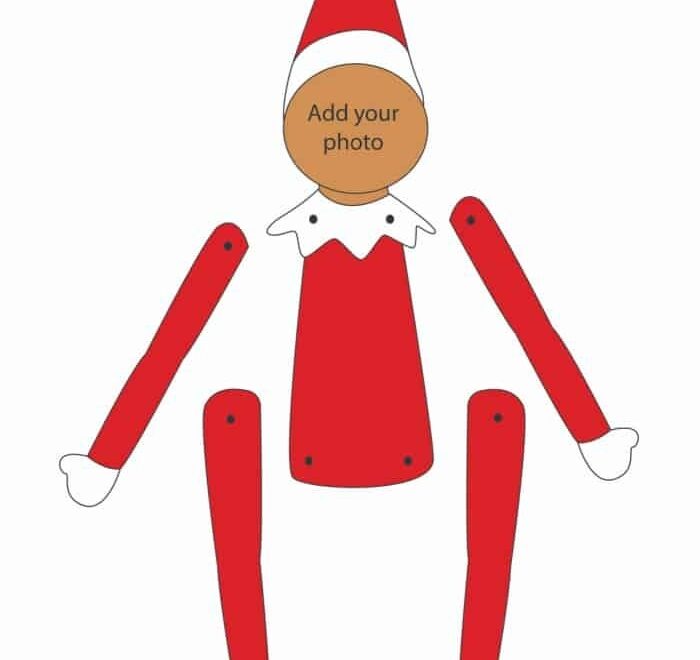 Elf On The Shelf Printable Cutouts Printable Yearly Calendar