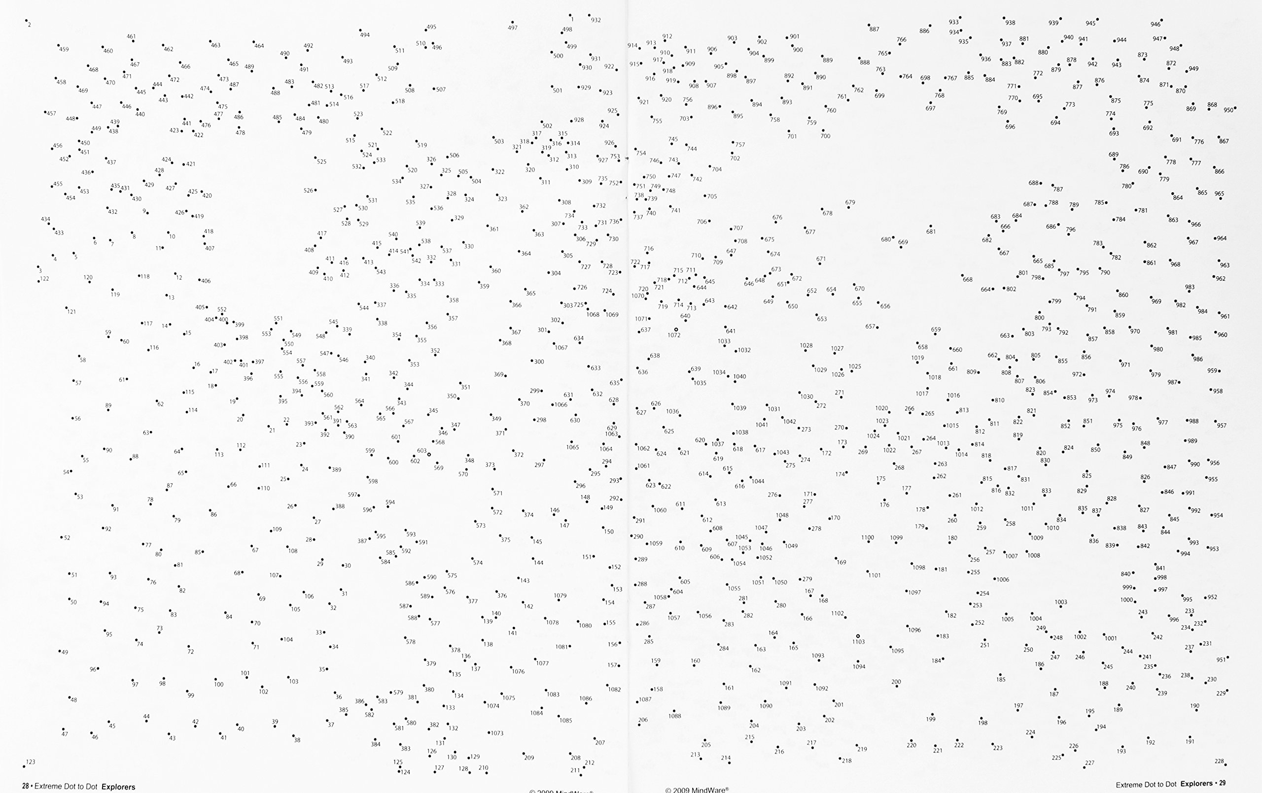 Printable Dot To Dot Hard