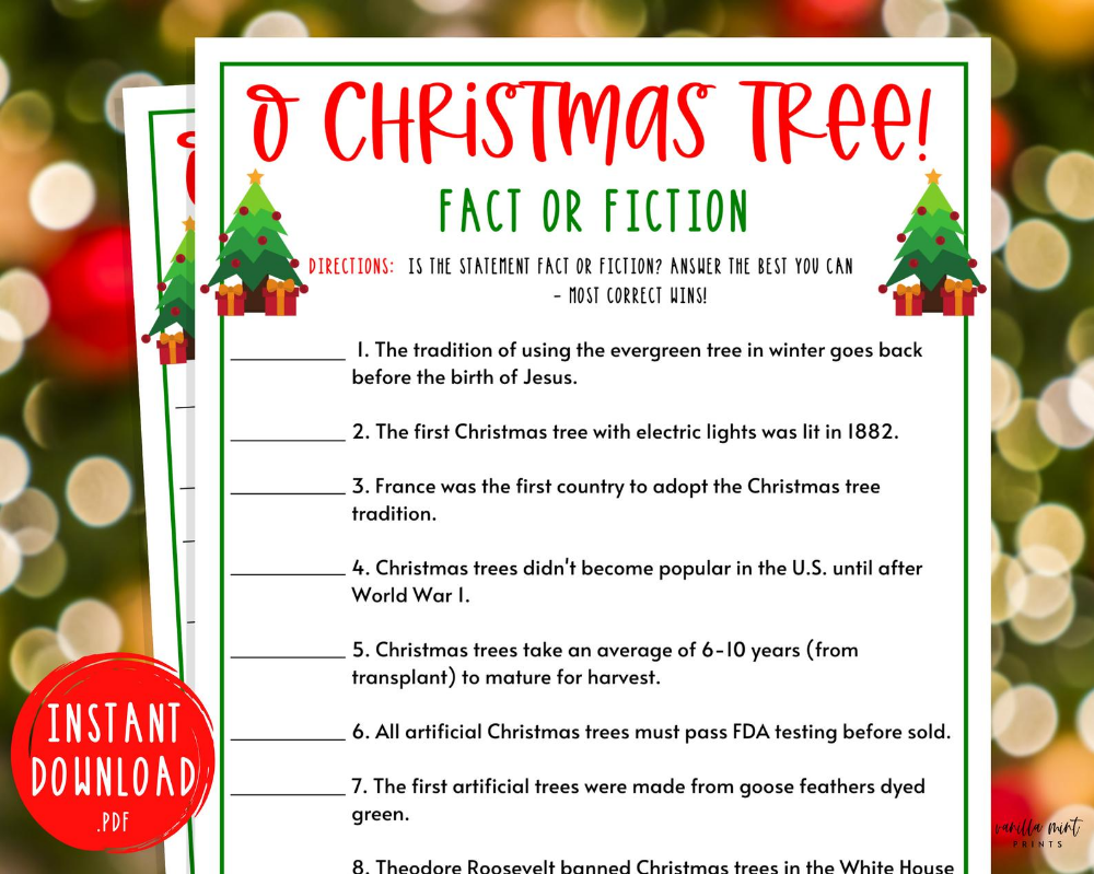 Fact Or Fiction Questions Printable