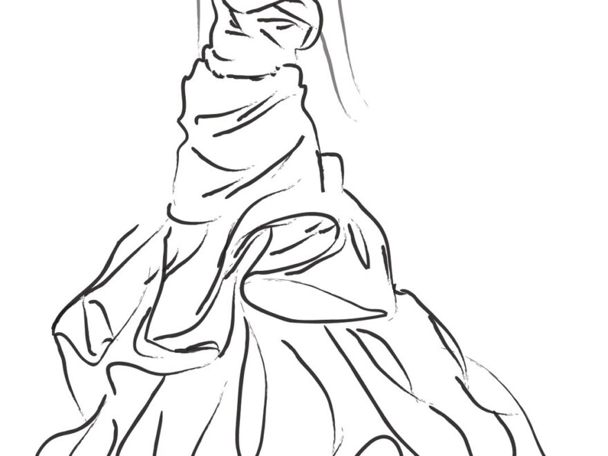 Fashion Model Coloring Pages At GetColorings Free Printable