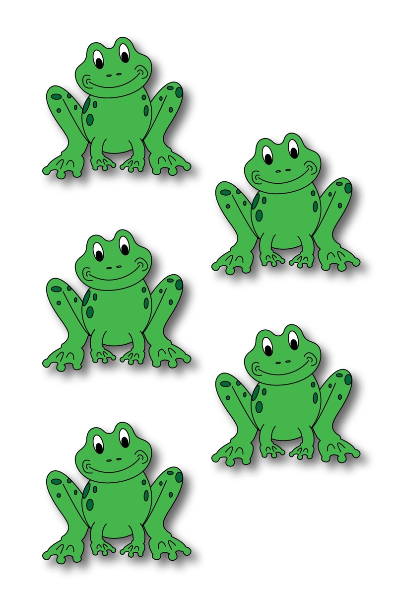 Five Green And Speckled Frogs Printables Printable Calendars AT A GLANCE