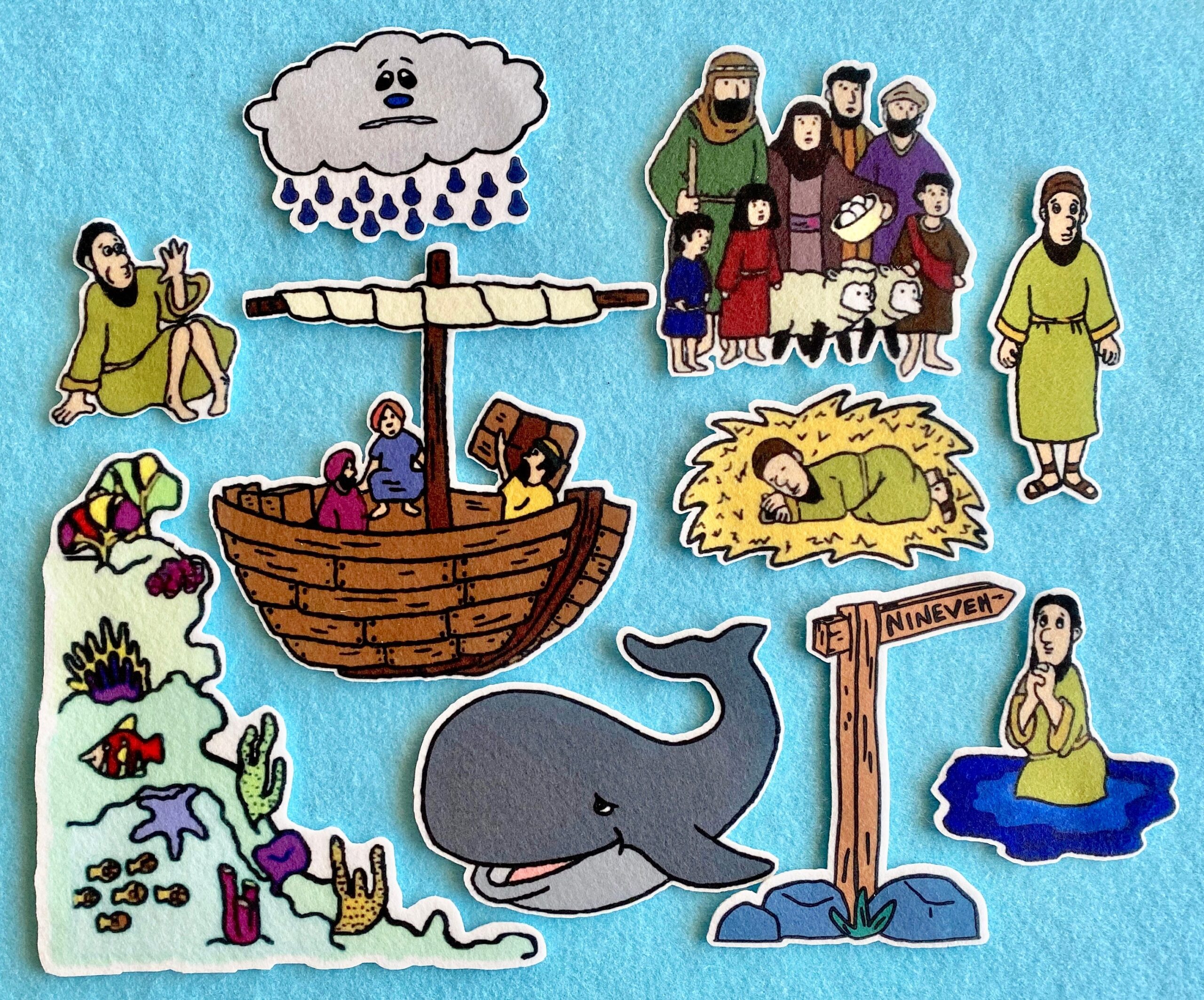 Flannel Board Bible Stories Printables