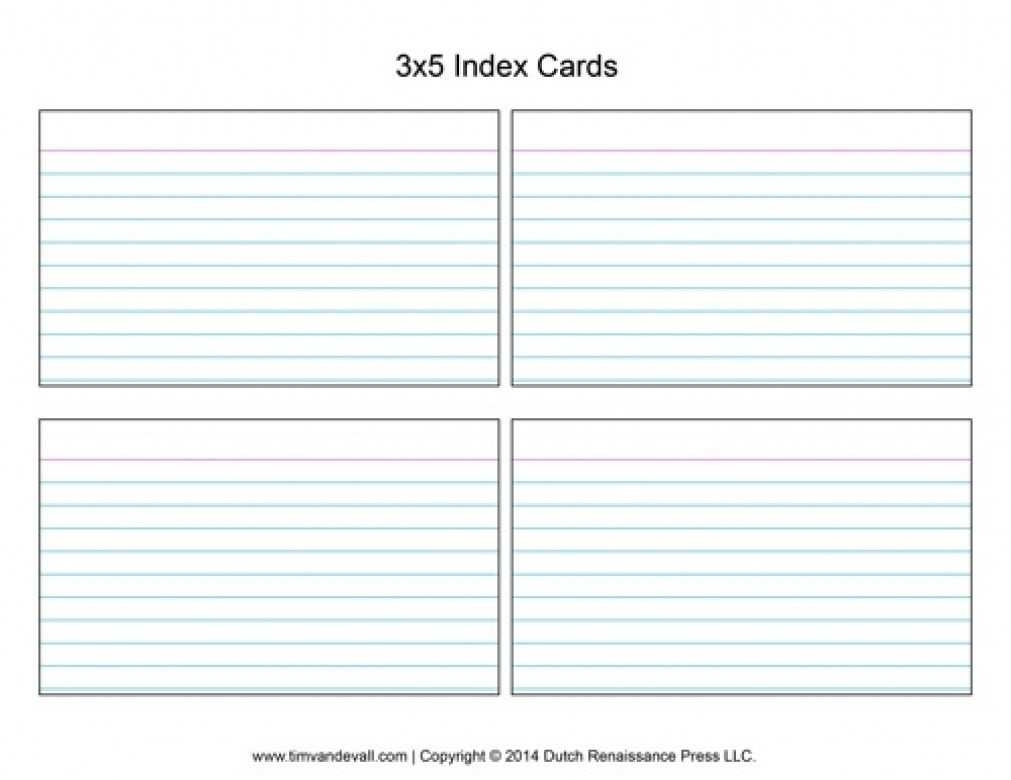 Flashcard Template Printable Google Docs