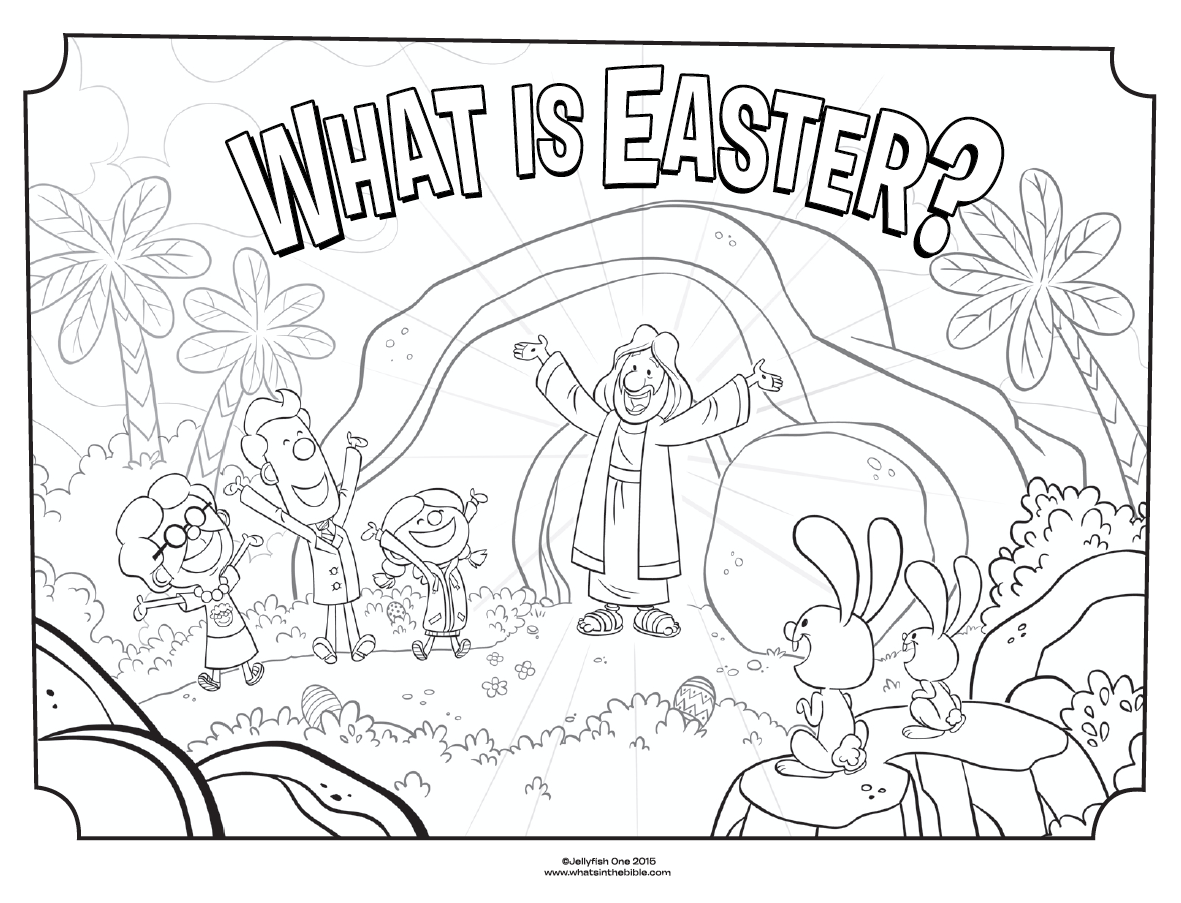 Free Bible Easter Coloring Pages Printable Tylersommerfeld