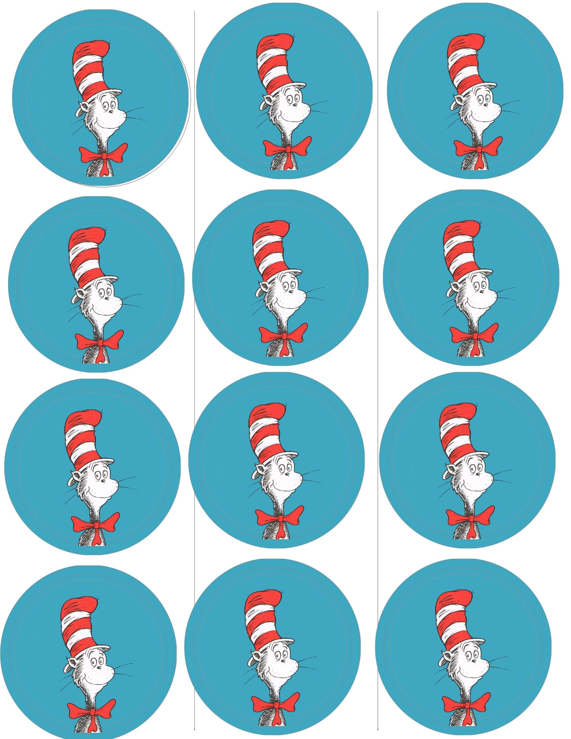 Free Cat In The Hat Party Printables Free Templates Printable