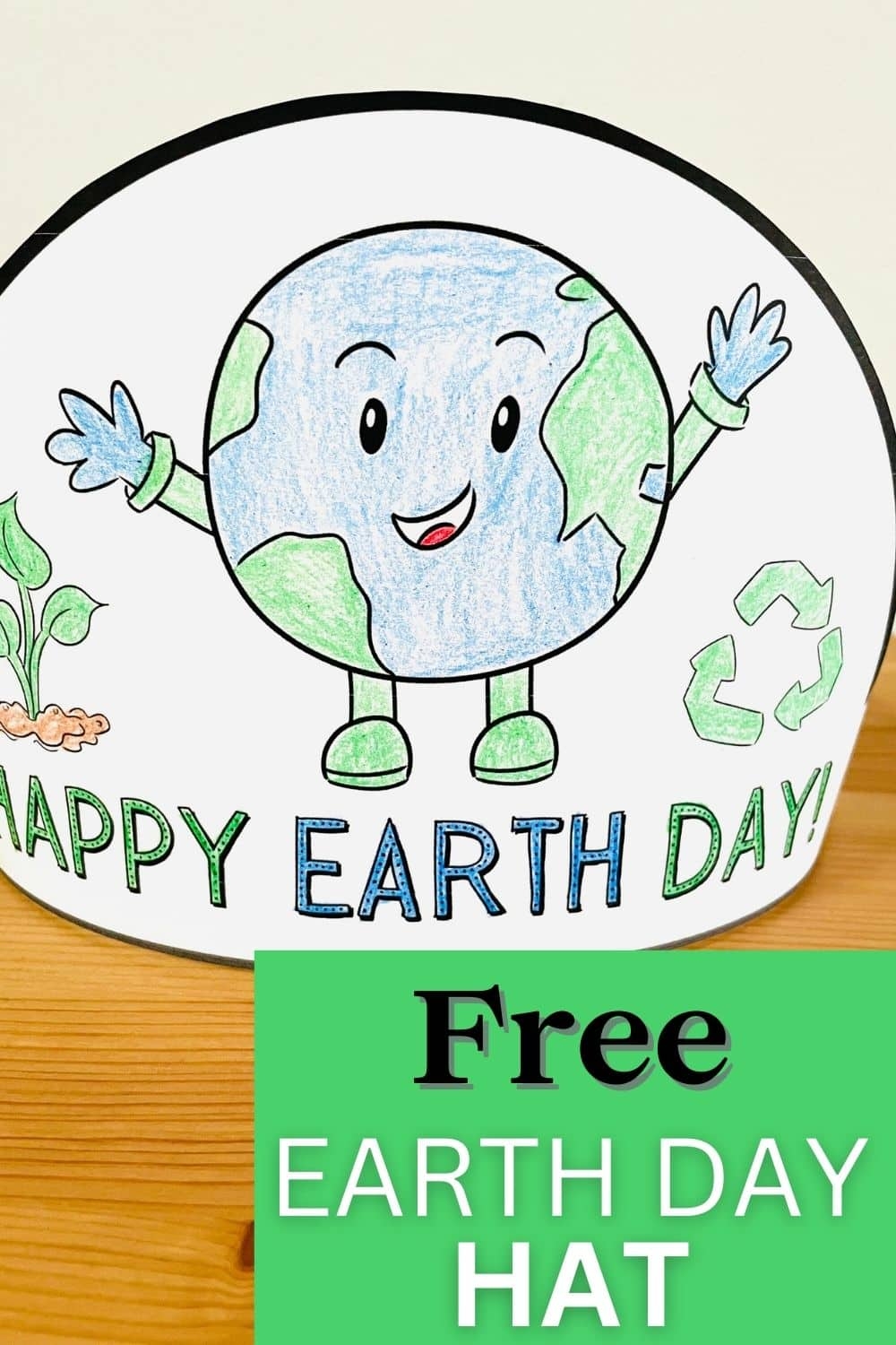 Free Earth Day Hat Printable For Kids Simply Full Of Delight