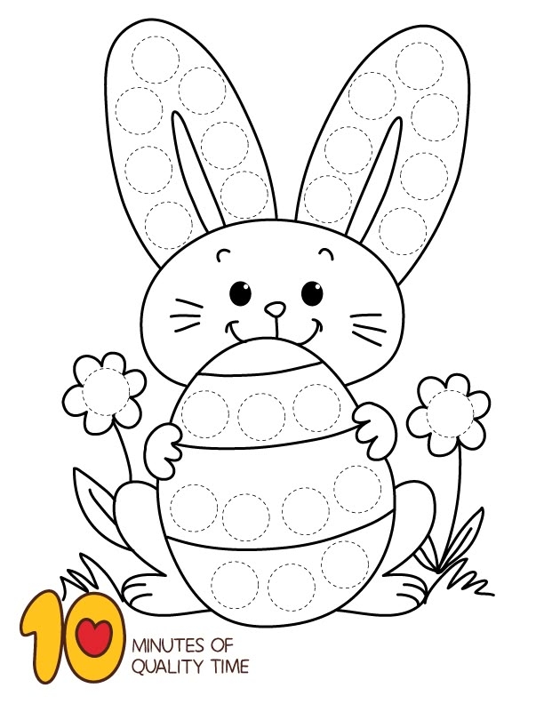 Free Easter Dot To Dot Printables