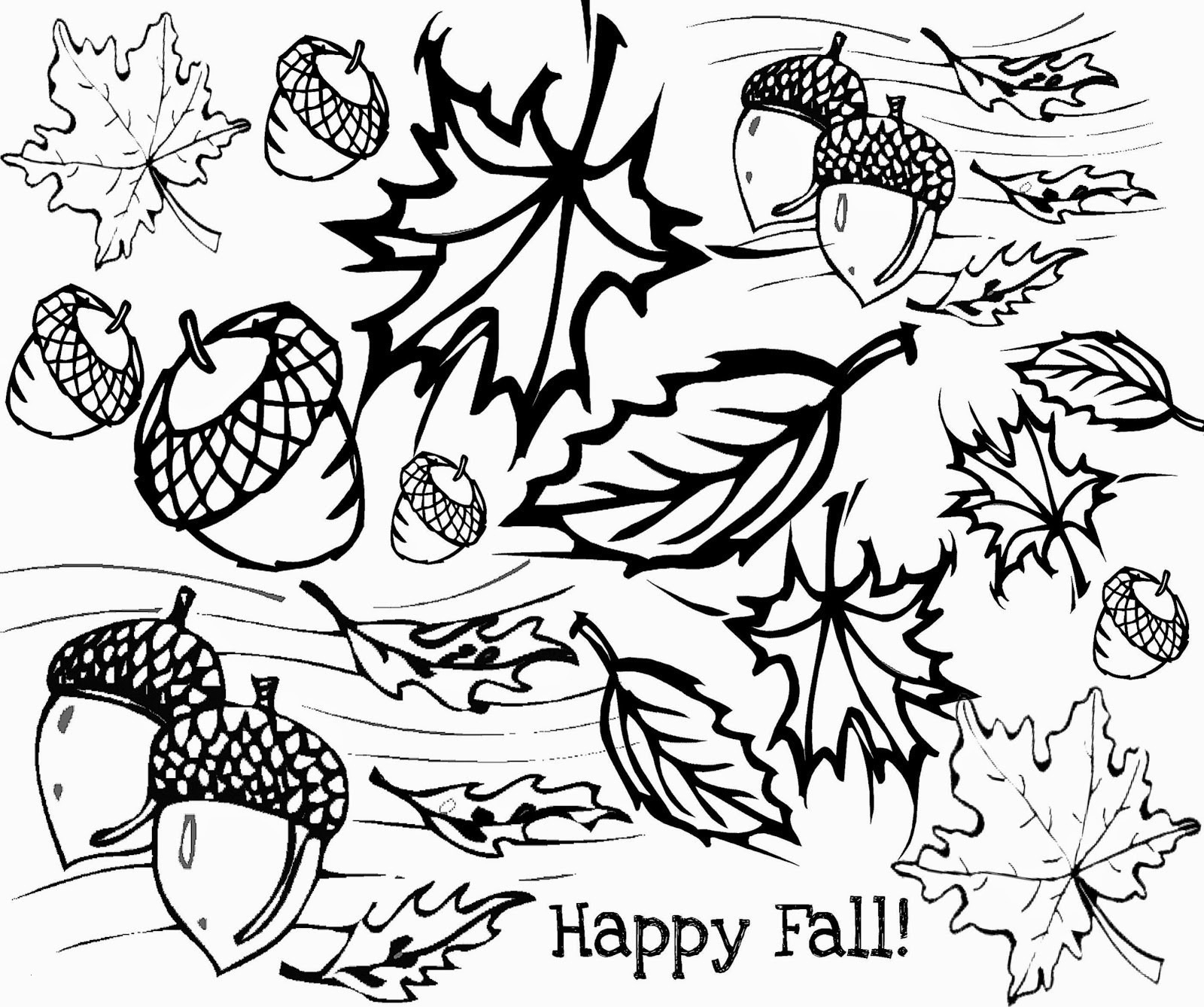 Free Fall Coloring Pages Printable At Tanesmeraldablog Blog