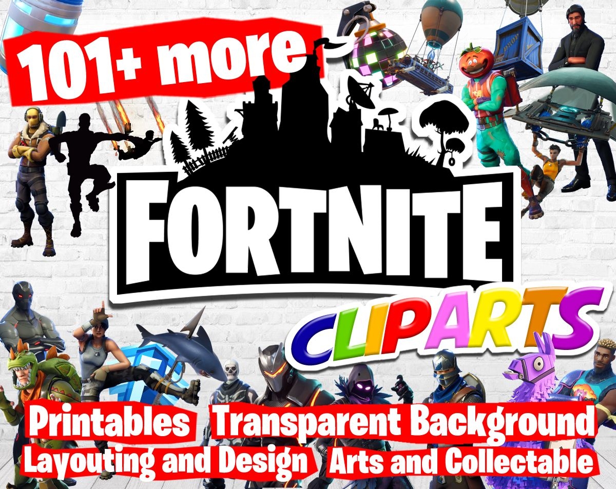 Free Fortnite Clip Art 49 Koleksi Gambar