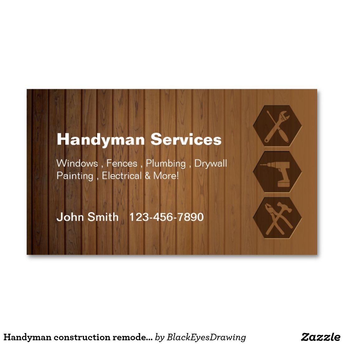 Free Handyman Business Cards Alayna Pepper
