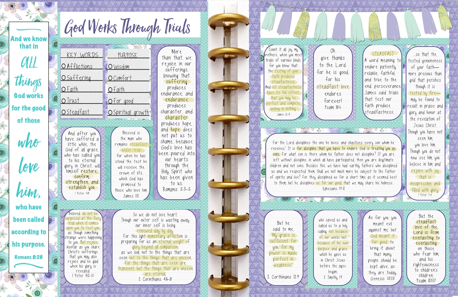 Free Happy Planner Bible Study Printables Printable Templates
