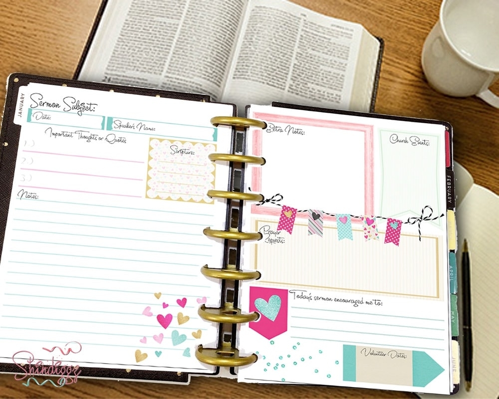 Free Happy Planner Bible Study Printables Printable Templates