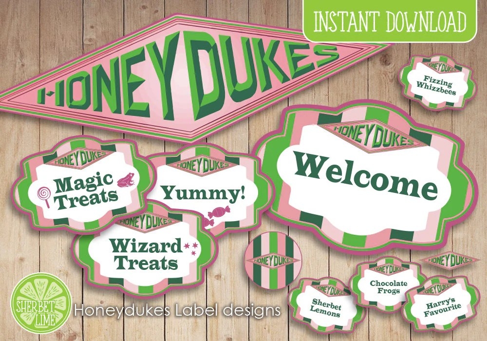 Free Honeydukes Labels Honeydukes Labels Harry Potter Printables 