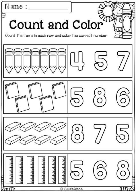 Free Kindergarten Morning Work Includes 18 Worksheet Pages These Pages 