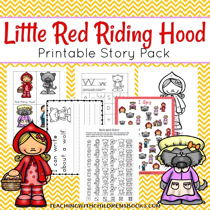 Free Printable Little Red Riding Hood Story