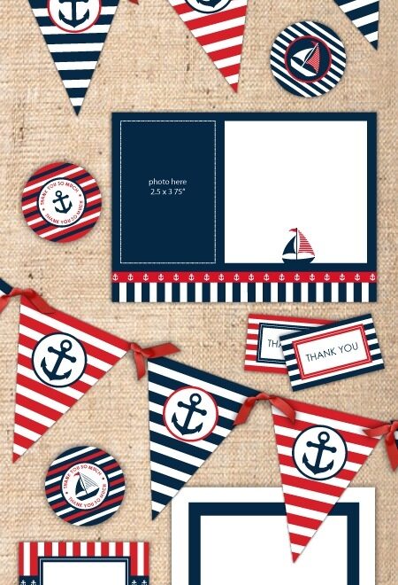 Free Nautical Party Printables From Ian Lola Designs Catch My Party
