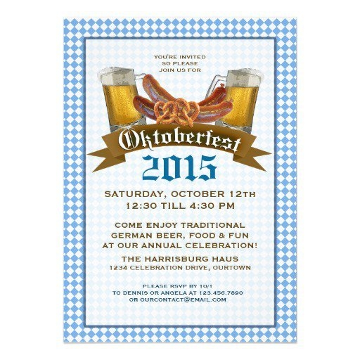 Free Oktoberfest Invitation Template
