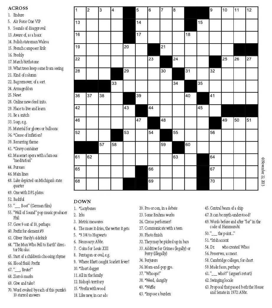 Free Online Crossword Puzzle Maker Printable Englishmyte