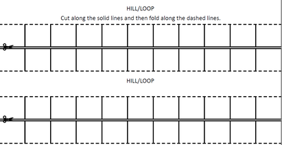 Free Paper Roller Coaster Template